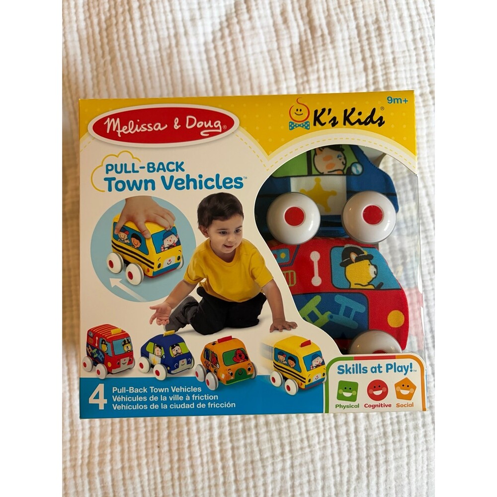 Melissa and Doug Pull Back Vehicles NIB